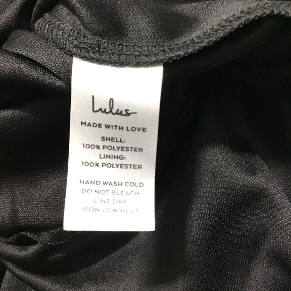 LULUS SZ S Black Celebrate Charm Tiered Cutout Round Neck Maxi Dress NEW B137 - Picture 10 of 11